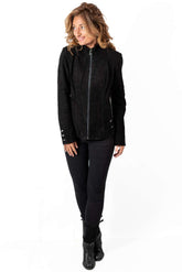 Leather suede jacket Adelina