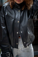 Women's leather jacket Allegra