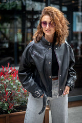 Women's leather jacket Allegra