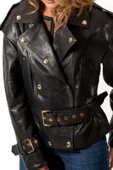 Women's leather jacket Alexiana
