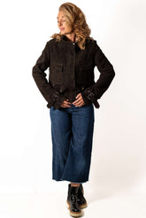 Leather suede jacket Danila