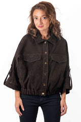 Leather suede jacket Valentina