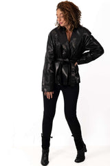Women's leather jacket Bilyana