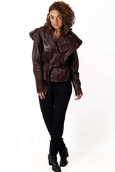 Women's leather jacket Alicia Brown