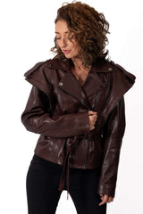 Women's leather jacket Alicia Brown