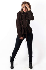 Leather suede jacket Valeria