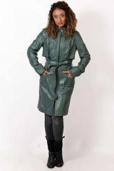 Women's leather coat Branimira