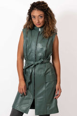 Women's leather coat Branimira