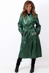 Women's leather coat Bisera
