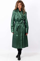 Women's leather coat Bisera