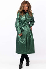 Women's leather coat Bisera