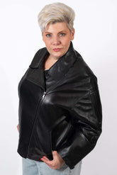 Women's leather jacket Bina