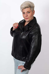 Women's leather jacket Bojana Black