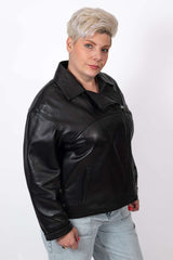 Women's leather jacket Bojana Black