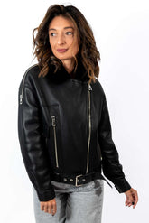 Women's exclusive lambskin coat Valeria