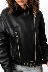 Women's exclusive lambskin coat Valeria