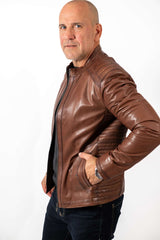 Men's leather jacket James