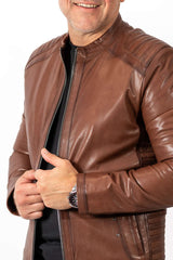 Men's leather jacket James