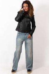 Women's leather jacket Asya