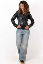 Women's leather jacket Aurora