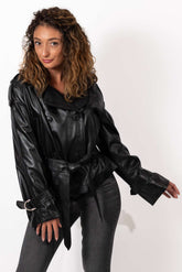 Women's leather jacket Elana Short