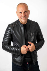 Men's leather jacket Dino type Biker