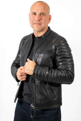 Men's leather jacket Dino type Biker