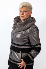 Women's leather coat Karina