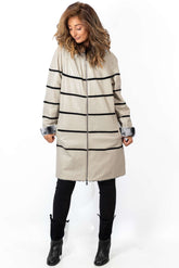 Women's leather coat Dara Double-Faced