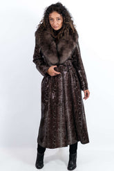 Women's leather coat Alexandra