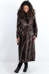 Women's leather coat Alexandra