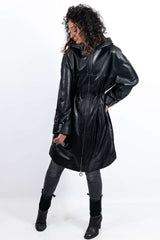 Women's leather coat Deyana