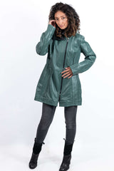 Women's leather jacket Zornitsa
