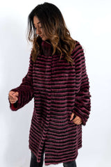 Women's exclusive coat from mink Dayana Powder