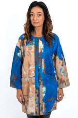 Women's leather coat Anita Melange