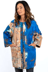 Women's leather coat Anita Melange