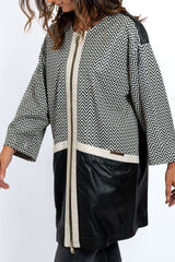 Women's leather coat Anita Black