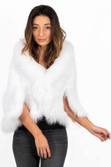 Women's exclusive mink coat Divna White