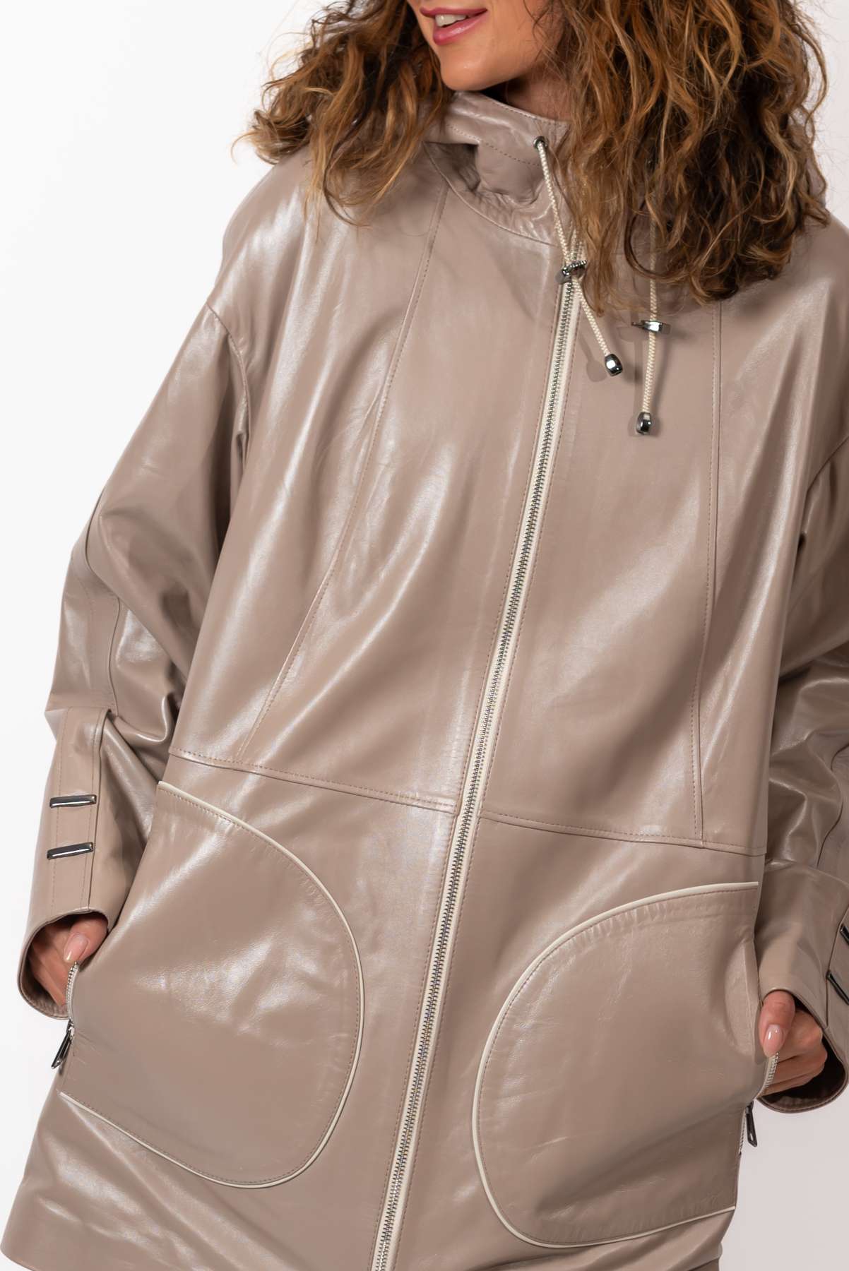 Women's leather jacket Zara