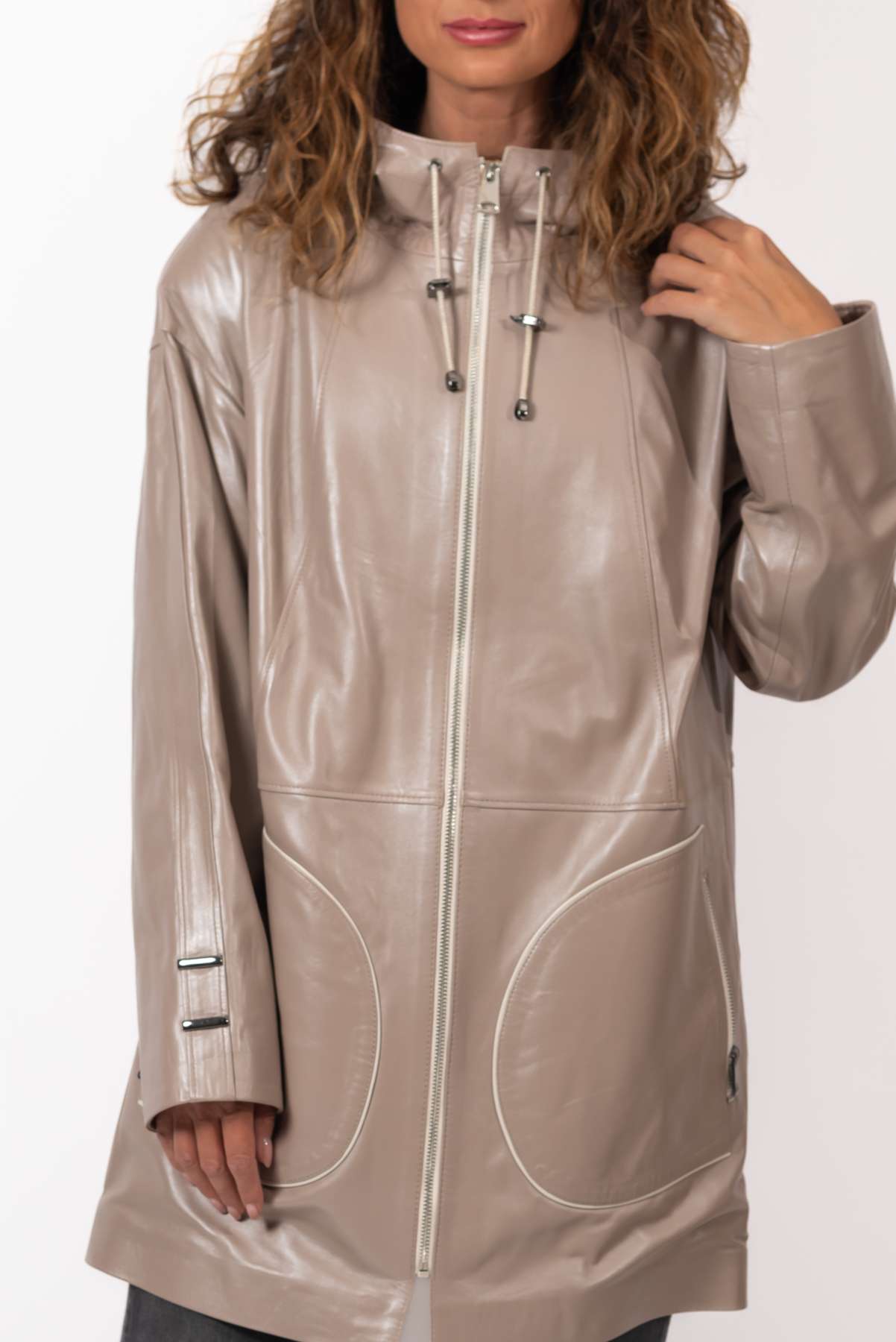 Women's leather jacket Zara