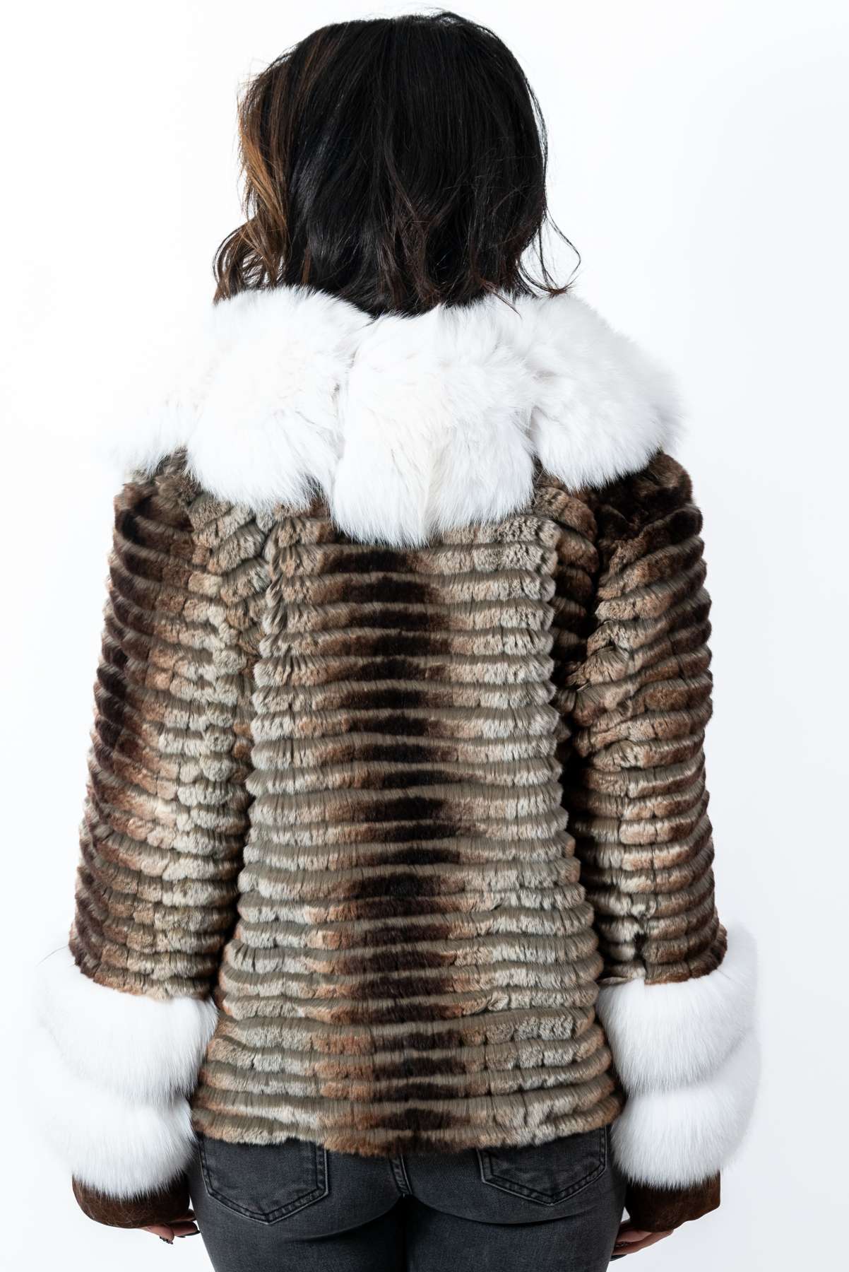Women's exclusive Chinchilla coat Anelia