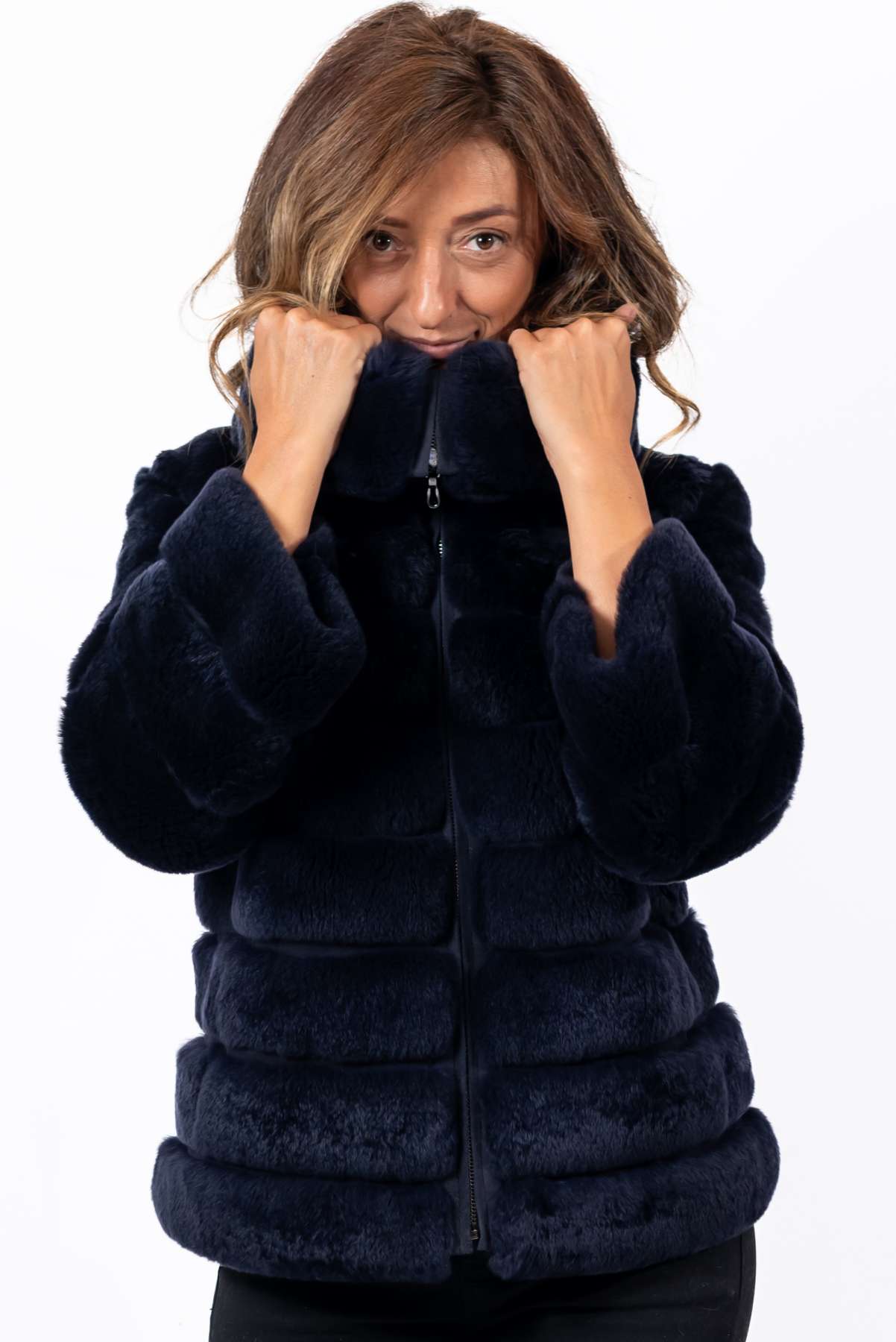 Women's chinchilla coat Galena