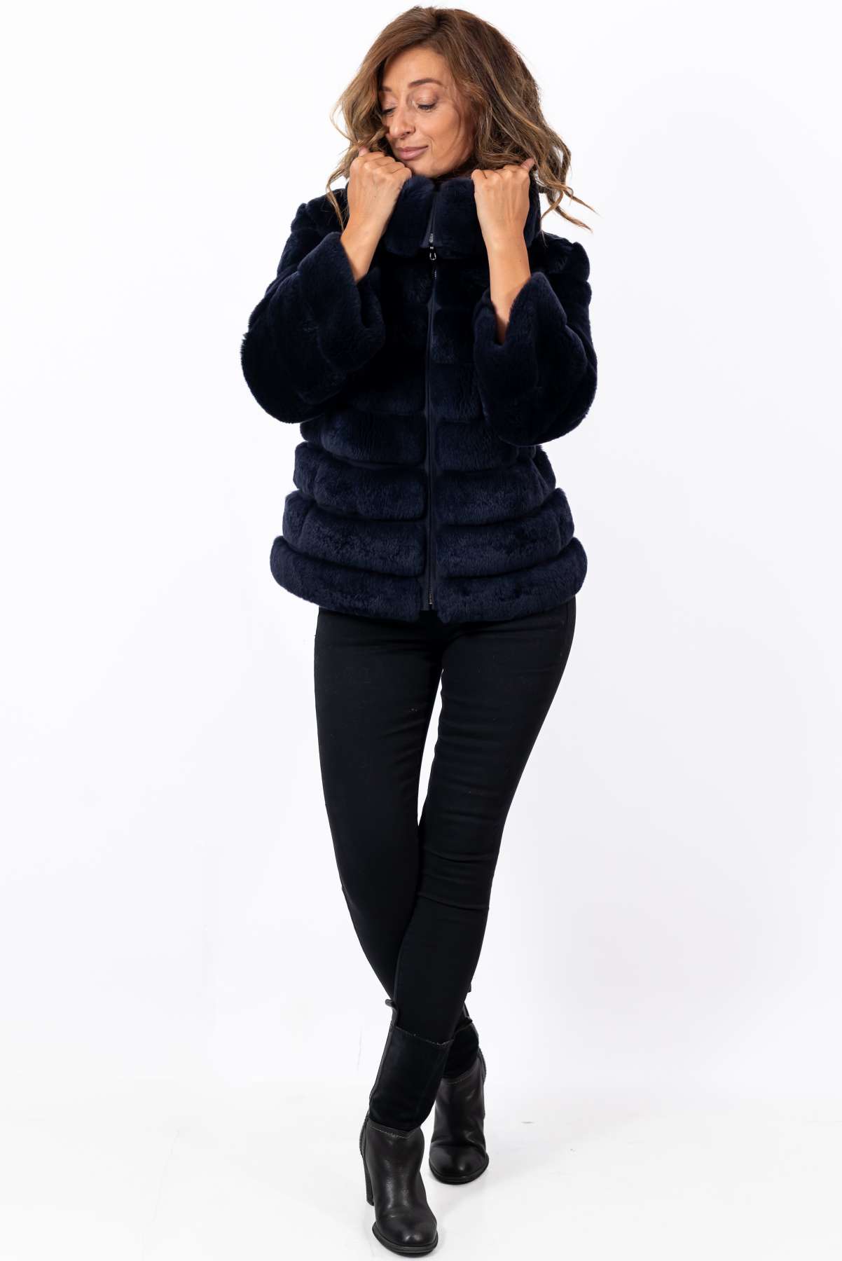Women's chinchilla coat Galena