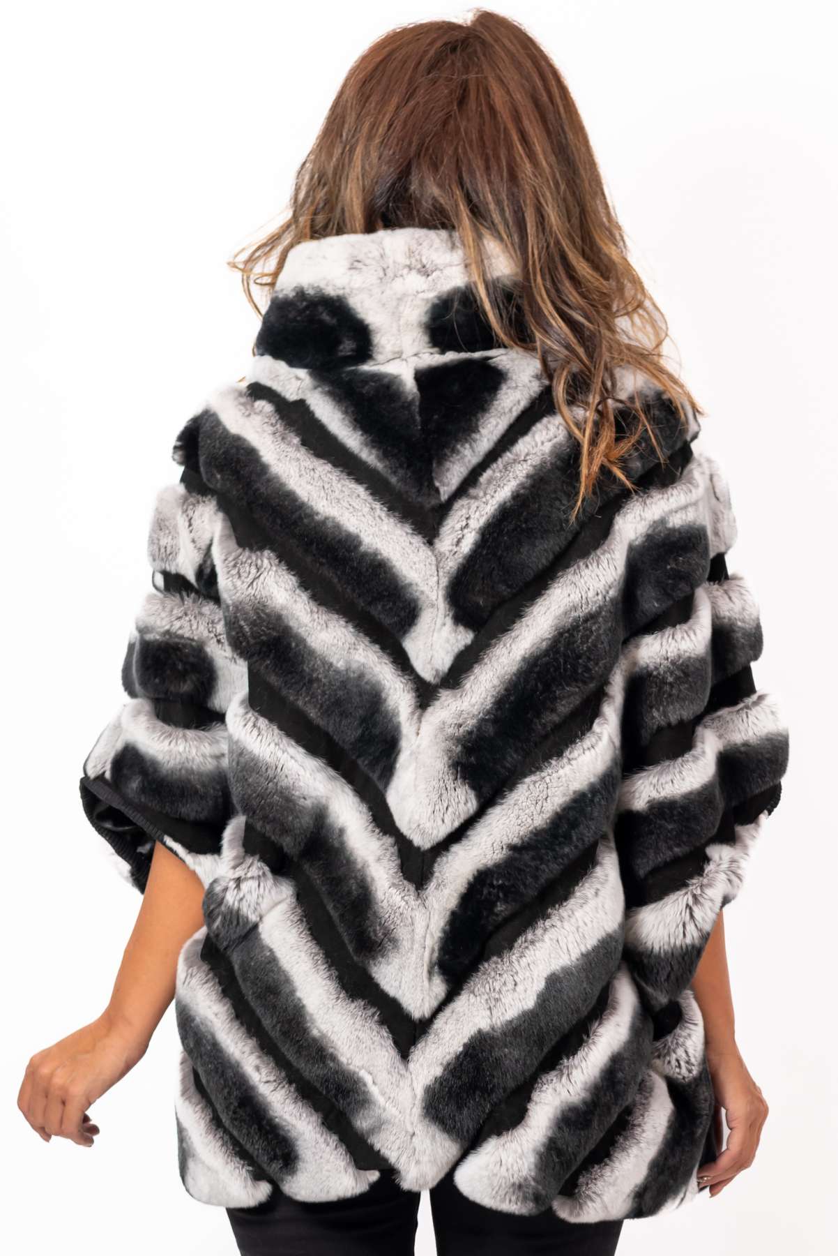 Women's chinchilla coat Gloria