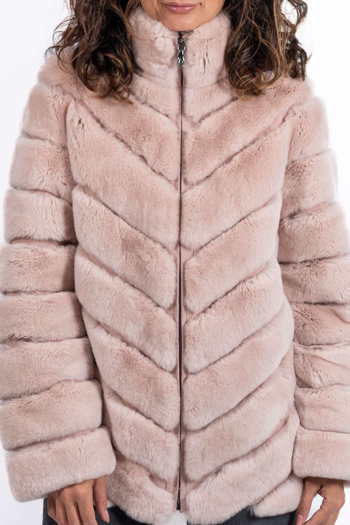 Women's chinchilla coat Lorraine