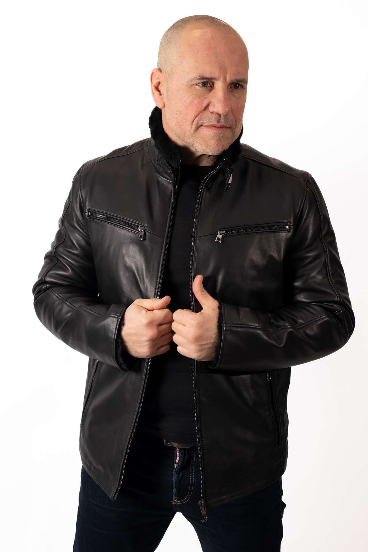 Men's coat Dani Black