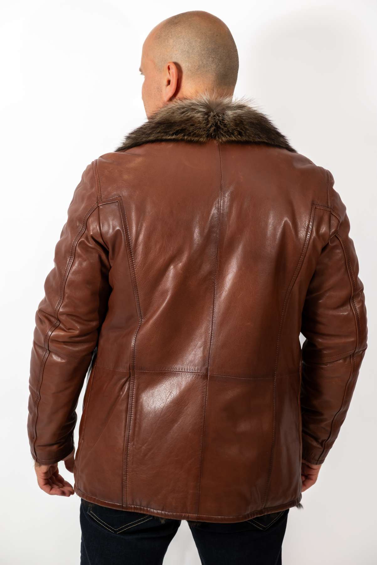 Men's Coat Douglas with Wolf collar