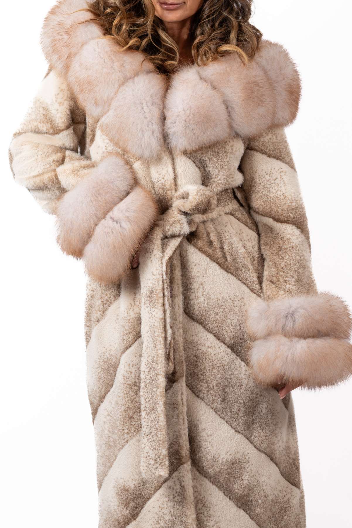 Women's exclusive alpaca coat Liana
