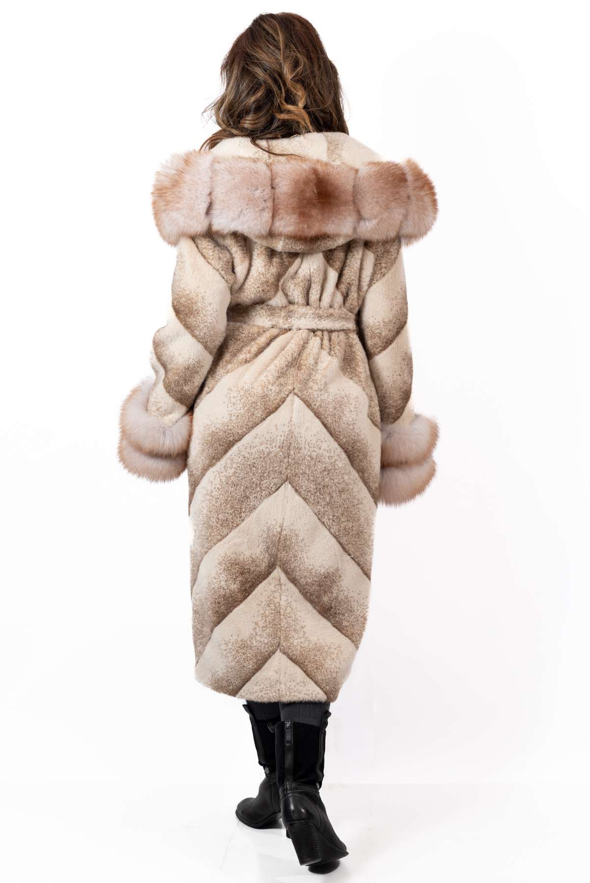 Women's exclusive alpaca coat Liana