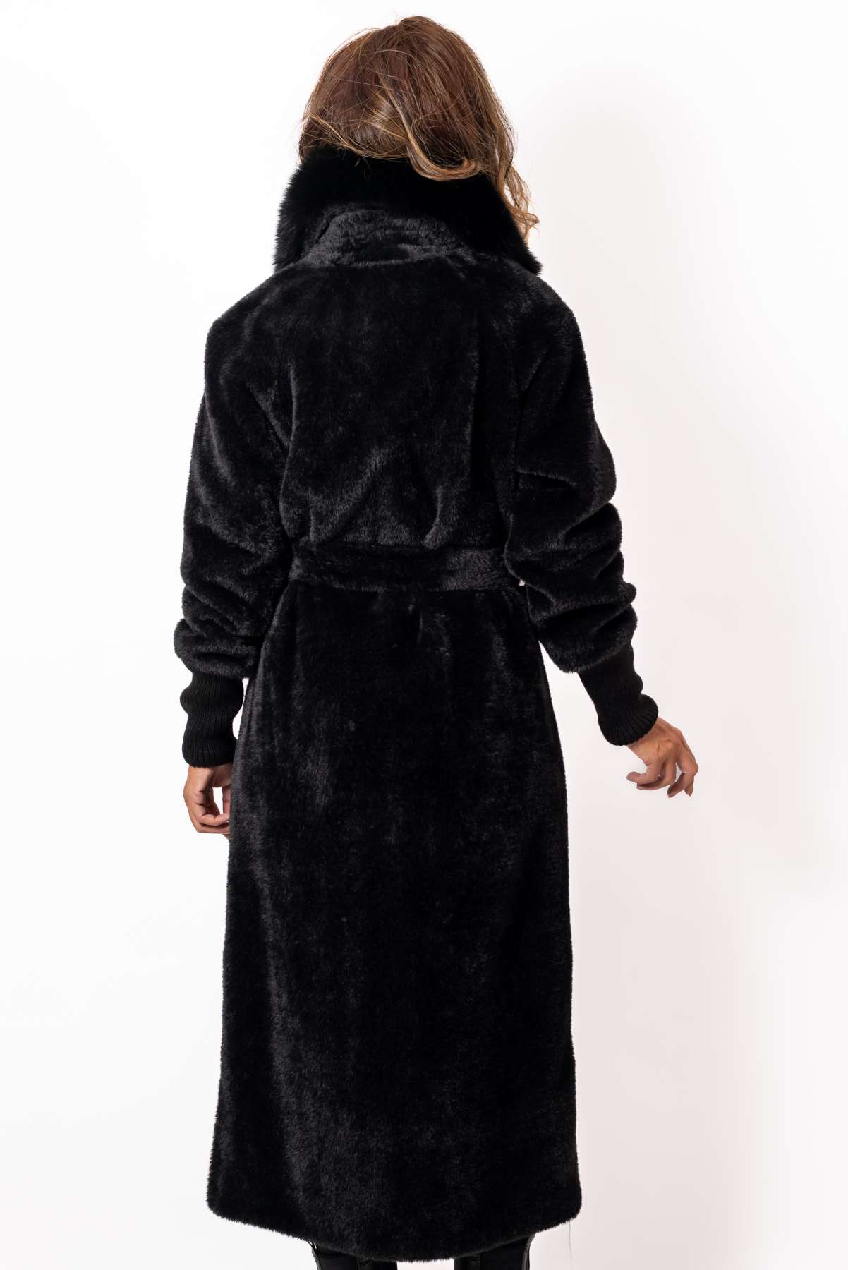 Women's exclusive alpaca coat Elisaveta